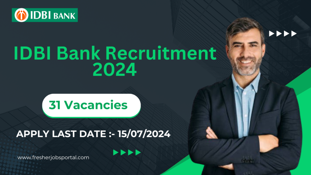 IDBI Bank Recruitment 2024