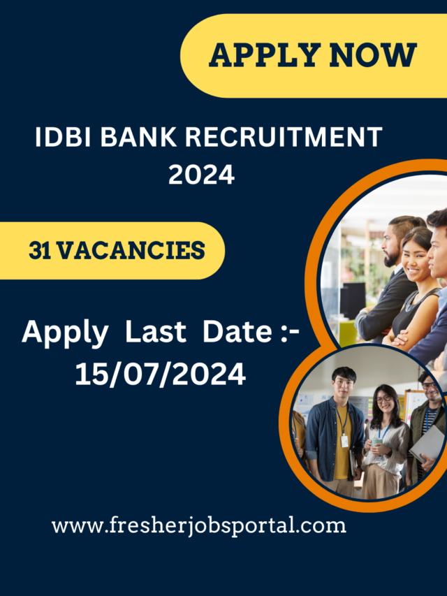 IDBI Bank Recruitment 2024