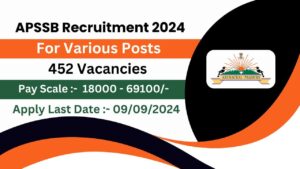 APSSB Recruitment 2024