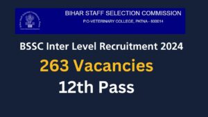 BSSC Inter Level Recruitment 2024