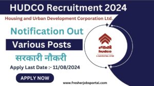 HUDCO Recruitment 2024