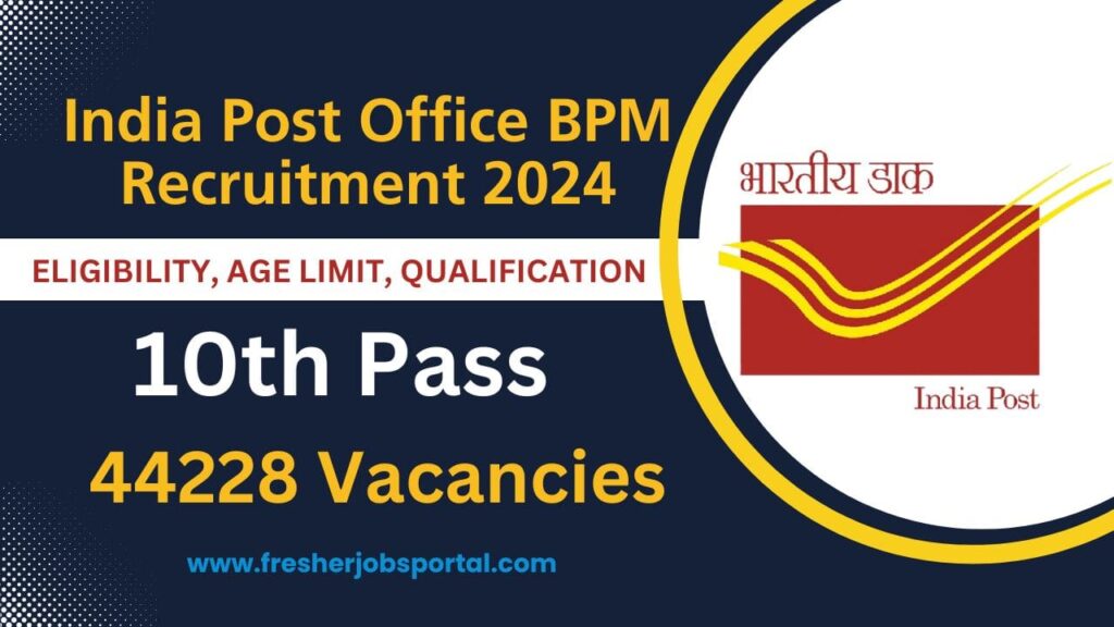 India Post Office BPM Recruitment 2024