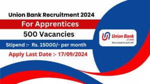 Union Bank Apprentices Recruitment 2024