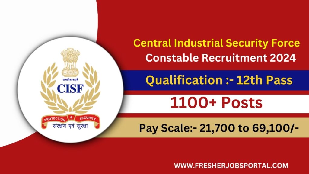 CISF Constable Recruitment 2024