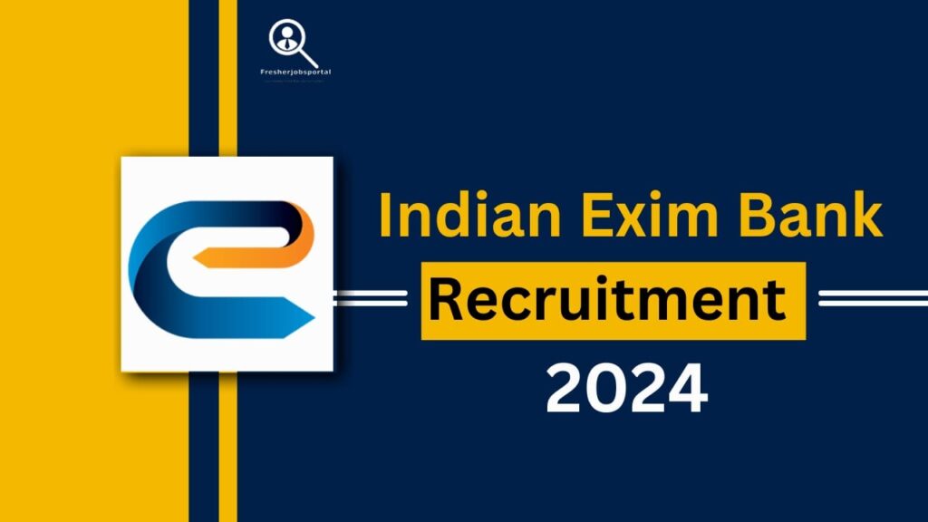 Indian Exim Bank Management Trainee Jobs 2024