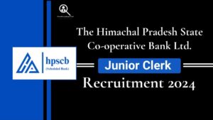 HPSCB Junior Clerk Recruitment 2024