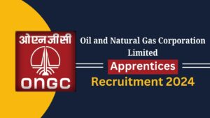 ONGC Apprentices Recruitment 2024