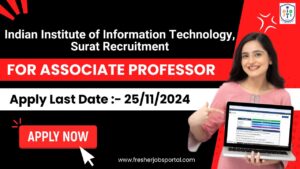 IIIT Associate Professor Recruitment 2024